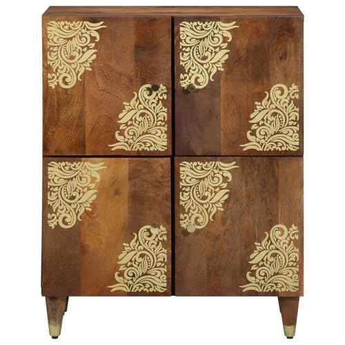 Rantry Sideboard Honigbraun Massivholz Akazie 60 x 33 x 75 cm Sideboard Schrank Wohnzimmer Model4018762 von Rantry
