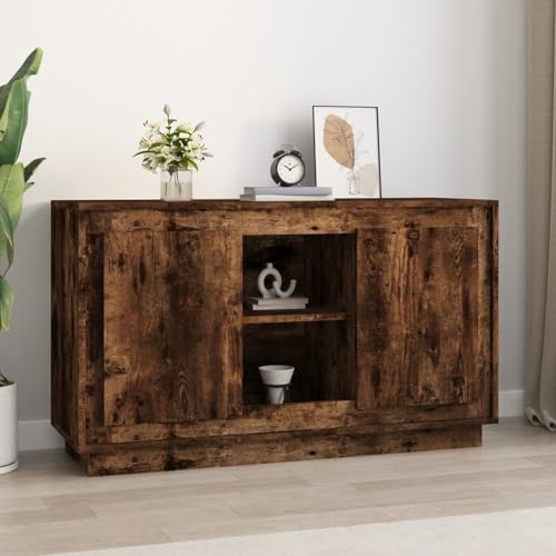 Rantry Sideboard Räuchereiche 102x35x60 cm Holzwerkstoff Anrichte Model831882 von Rantry