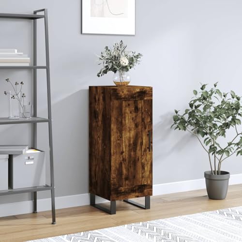 Rantry Sideboard Räuchereiche 34,5x34x90 cm Holzwerkstoff Buffetschrank Model830473 von Rantry