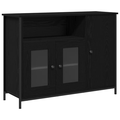 Rantry Sideboard Schwarz Eiche 100x35x75 cm Möbelwerkstoff Schrank Wohnzimmer Model869093 Rantry Sideboard Schwarz Eiche 100x35x75 cm Möbelwerkstoff Schrank Wohnzimmer Model869093 von Rantry