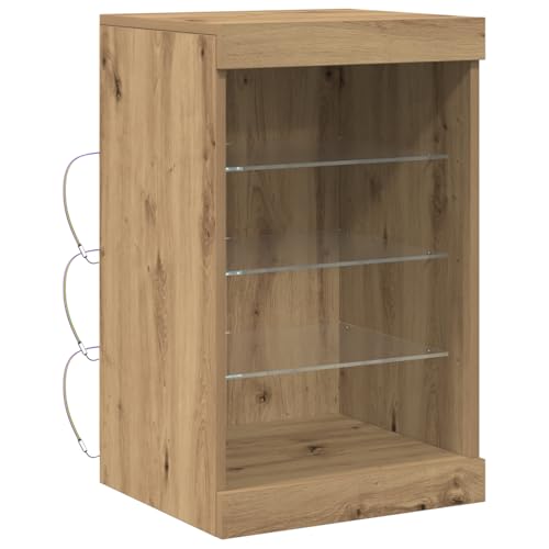 Rantry Sideboard mit LED-Leuchten Artisan Eiche 41x37x67 cm Schrank Wohnzimmer Model863052 Rantry Sideboard mit LED-Leuchten Artisan Eiche 41x37x67 cm Schrank Wohnzimmer Model863052 von Rantry