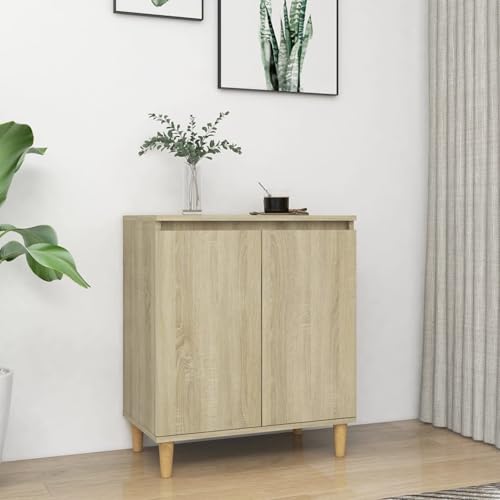 Rantry Sideboard mit Massivholz-Beinen Sonoma-Eiche 60x35x70 cm Anrichte Model806070 Rantry Sideboard mit Massivholz-Beinen Sonoma-Eiche 60x35x70 cm Anrichte Model806070 von Rantry