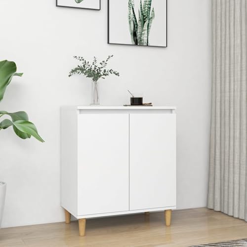 Rantry Sideboard mit Massivholz-Beinen Weiß 60x35x70 cm Holzwerkstoff Anrichte Model806067 Rantry Sideboard mit Massivholz-Beinen Weiß 60x35x70 cm Holzwerkstoff Anrichte Model806067 von Rantry