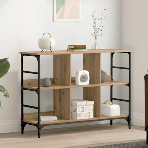 Rantry Sideboard mit Speicher Braun 102 x 32 x 73.5 cm Holzwerkstoff Buffetschrank Model883526 von Rantry