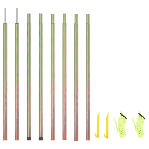 Rantry Sonnensegel Stangen 2 STK. 250 cm Verzinkter Stahl Sonnensegel Model315223 von Rantry