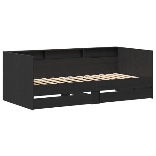 Rantry Tagesbett mit Schubladen in Beton Grau 90x200 cm Holzwerkstoff Schlafsofa Model3345120 von Rantry