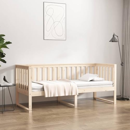 Rantry Tagesbett ohne Matratze 75x190 cm Massivholz Kiefer Schlafsofa Model820891 von Rantry