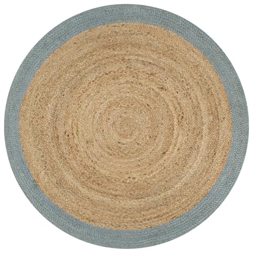 Rantry Teppich Handgefertigt Jute mit Olivgrünem Rand 120 cm Carpet Model133681 Rantry Teppich Handgefertigt Jute mit Olivgrünem Rand 120 cm Carpet Model133681 von Rantry