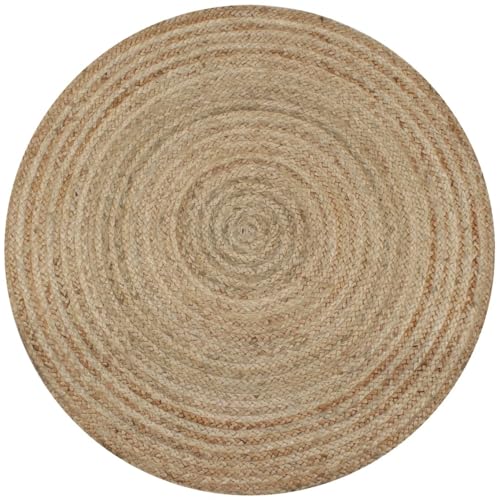Rantry Teppich Jute Geflochten 150 cm Rund Carpet Model245338 von Rantry