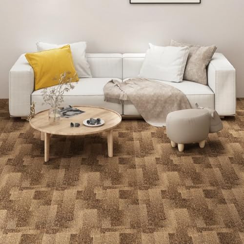Rantry Teppichfliesen 20 STK. 5 m² Braun Carpet Model331490 Rantry Teppichfliesen 20 STK. 5 m² Braun Carpet Model331490 von Rantry