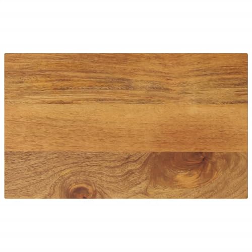 Rantry Tischplatte 60x40x2,5 cm Rechteckig Massivholz Mango Küchenarbeitsplatte Model371576 von Rantry