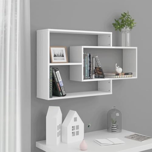 Rantry Wandregale Hochglanz-Weiß 104x20x58,5 cm Holzwerkstoff Leiste Model800330 Rantry Wandregale Hochglanz-Weiß 104x20x58,5 cm Holzwerkstoff Leiste Model800330 von Rantry