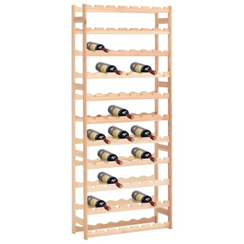 Rantry Weinregal für 77 Flaschen Kiefernholz Wine Rack Model286197 von Rantry