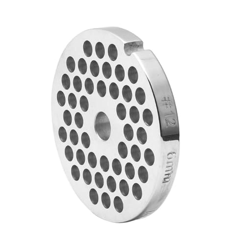 Edelstahl Fleischwolf Fleischwolf Platte Scheibe Ersatz für Typ 12 Manueller Fleischwolf Fleischwolf Zubehör Fleischwolf Platte Scheibe 10mm 6mm Fleischwolf Ersatz Fleischwolf von Ranuw
