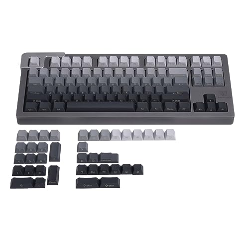 Graue Tastenkappen für Thermo-Sublimation, mechanische Tastatur, CherryProfile, dicke PBT-Tastenkappen für 125 Tasten, hermische Sublimation, mechanische Tastatur-Tastenkappen, CherryProfile, dicke von Ranuw