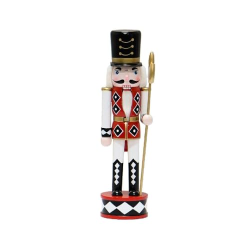Ranuw 30 cm Weihnachten Nussknacker Spielzeug Holz Handbemalt König Figur Ornament Home Dekorationen 2023 Neujahrsgeschenk Holz Nussknacker von Ranuw