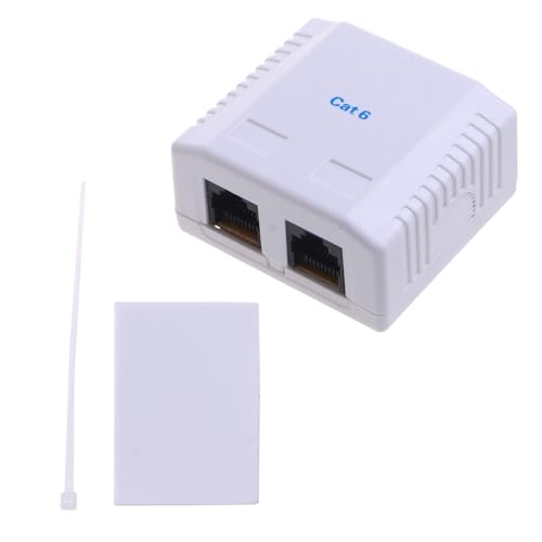 Ranuw CAT6 RJ45 Ethernet Keystone Koppler Stecker Fem auf Fem CAT6 8P8C Verlängerungskabel Inline Modular Cat6 RJ45 Stecker geschirmt von Ranuw