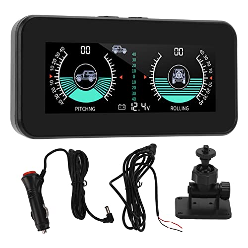 Ranvo Auto-Neigungsmesser, Echtzeit-Monitor, hochauflösender Universal-Neigungsmesser für Autos von Ranvo