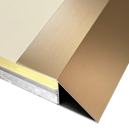 Raouoae 100cm*2 Übergangsprofil Überstreifen Für Türschwellen Bodenübergangsstreifen Höhenausgleich 1cm/2cm/3cm/4cm/5cm Abdeckleisten Übergangsschiene(Bronze gebürstet,Breite: 20 mm) von Raouoae