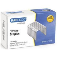 Rapesco - Heftklammer 53/8 Rexel Rapid Leitz Novus Esselte Arrow Stanley Stahl 5.000 St./Pack. Rapesco - Heftklammer 53/8 Rexel Rapid Leitz Novus Esselte Arrow Stanley Stahl 5.000 St./Pack. von Rapesco