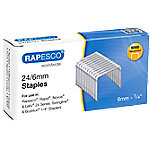 Rapesco Heftklammern 24/6 S24602Z3 Stahl Silber 5000 Stück von Rapesco
