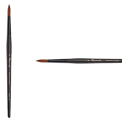 Raphael Innovative Synthetic Kolinsky Brush, Round 4, (RA8344-04) von Raphael