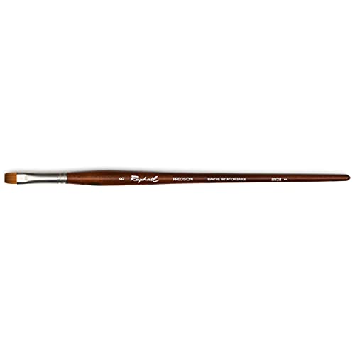 Unbekannt Raphael Precision Synthetic Sable, Acrylic and Oil Brush, Long Handle, Series 8938, Bright, Size 8 von Raphael