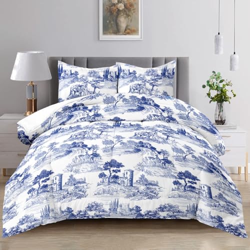 Raphus cucullatus Rustikales Bettdecken-Set für Doppelbett, Bauernhaus-Bettwäsche-Set, Blau, rustikale Bauernhaus-Bettwäsche, Western-Steppdecke, Boho-Schlafzimmer-Dekor Raphus cucullatus Rustikales Bettdecken-Set für Doppelbett, Bauernhaus-Bettwäsche-Set, Blau, rustikale Bauernhaus-Bettwäsche, Western-Steppdecke, Boho-Schlafzimmer-Dekor von Raphus cucullatus