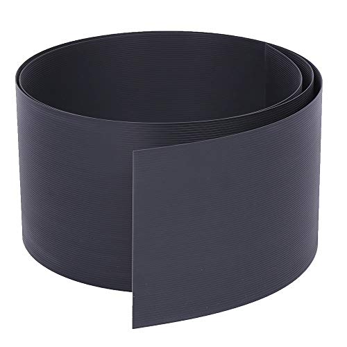 Rapid Teck® 10x Premium Hart-PVC Sichtschutzstreifen Anthrazit RAL-7016 Grau Zaun Sichtschutz für Doppelstabmattenzaun Zaunblende - sehr stabil - Keine Folie - 19cm Höhe x 2,525m Länge von Rapid Teck