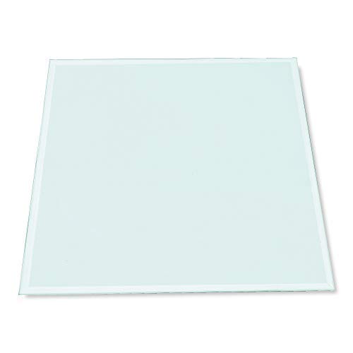 Rapid Teck® Glasplatte Eckig 800 x 800mm Glastisch Tischplatte aus gehärtetem Glas Tisch Glasscheibe 6mm Dick von Rapid Teck