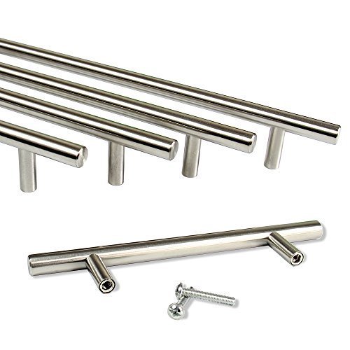 Rapid Teck® Möbelgriff Edelstahl (96mm Bohrloch Abstand) Stangengriffe Möbelgriffe Stangengriff Relinggriff Griff Bogengriff von Rapid Teck