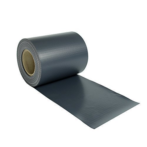 Rapid Teck Sichtschutz Rolle 35m x 0,19m (Anthrazit RAL 7016) Blickdicht PVC Zaunfolie Windschutz für Doppelstabmatten Zaun Folie Plane von Rapid Teck