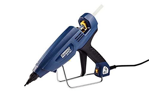 Rapid Heiβklebepistole EG380, 12mm Industrielle Klebepistole für Montage und große Flächen, 2.200 g Pro Std. Kleberfördermenge, 400W von Rapid