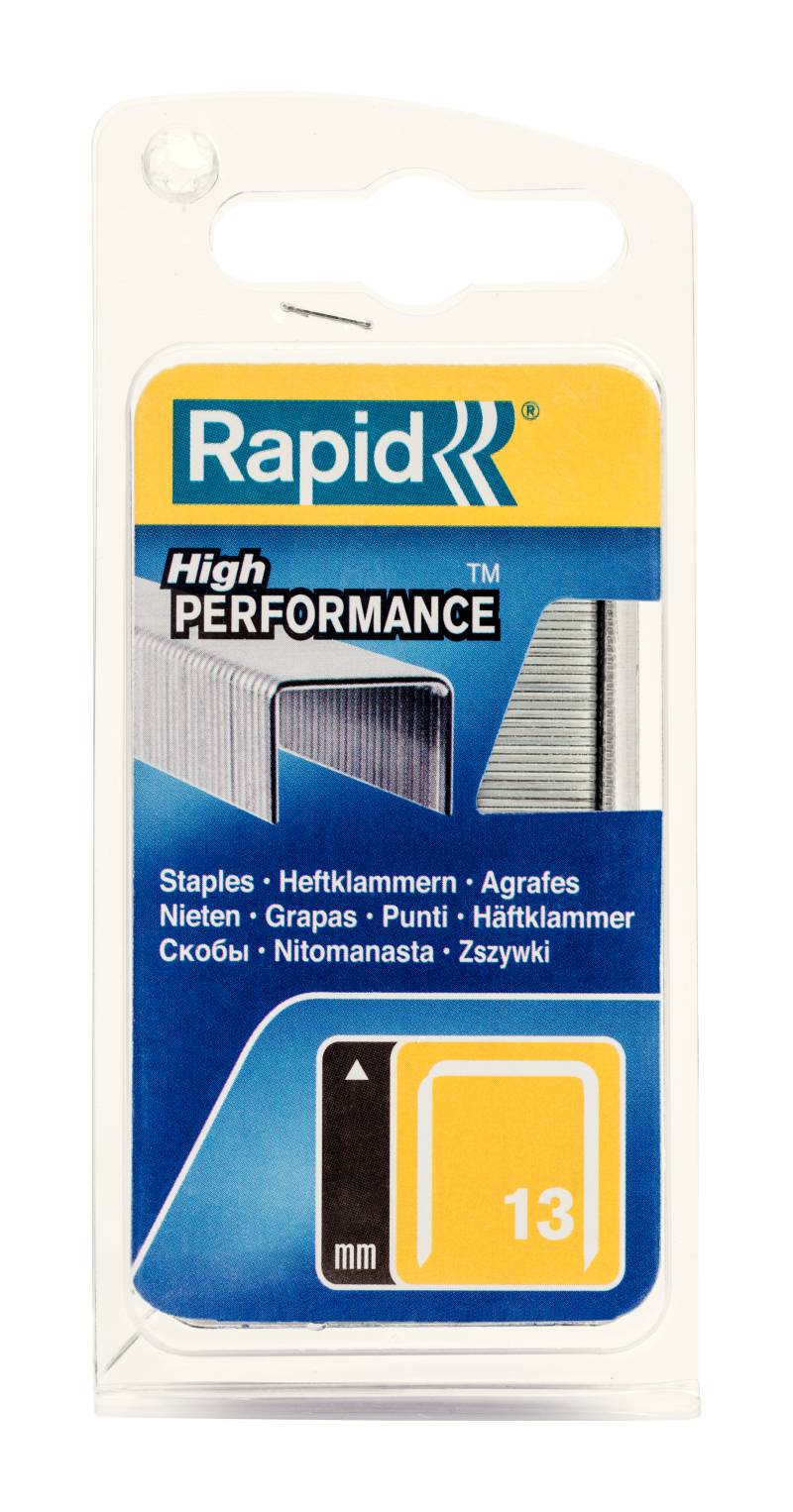 Rapid Klammern Typ 13/6 mm 1.650 Stück von Rapid
