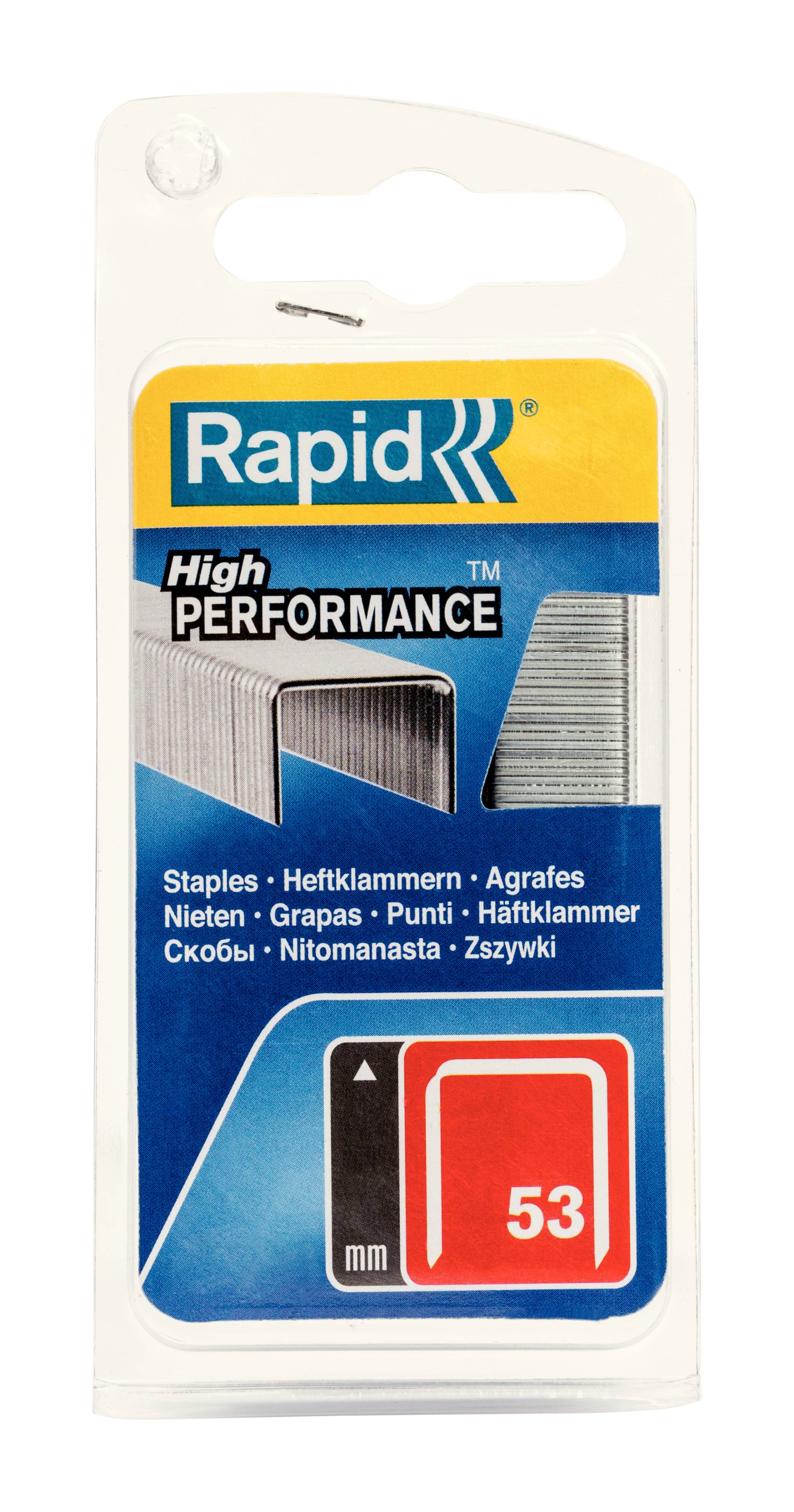 Rapid Klammern Typ 53/14 mm 1.080 Stück Rapid Klammern Typ 53/14 mm 1.080 Stück von Rapid