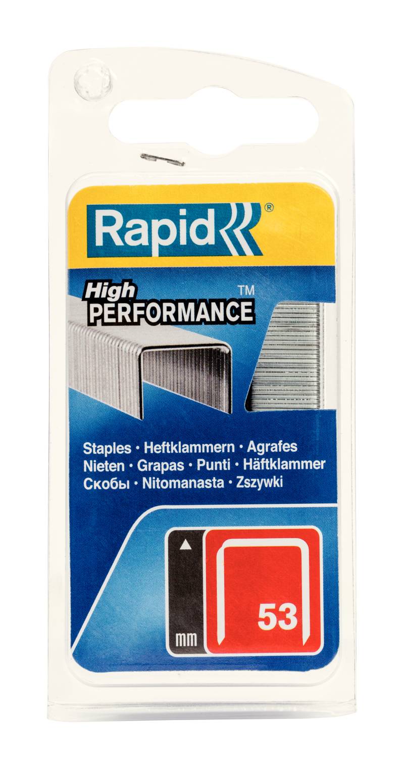 Rapid Klammern Typ 53/14 mm 1.080 Stück von Rapid