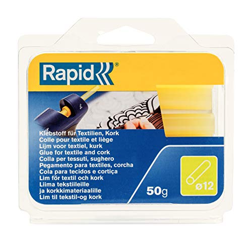 Rapid Klebesticks Textilien Durchmesser 12 x 94 mm, 50 g, 40107353 von Rapid