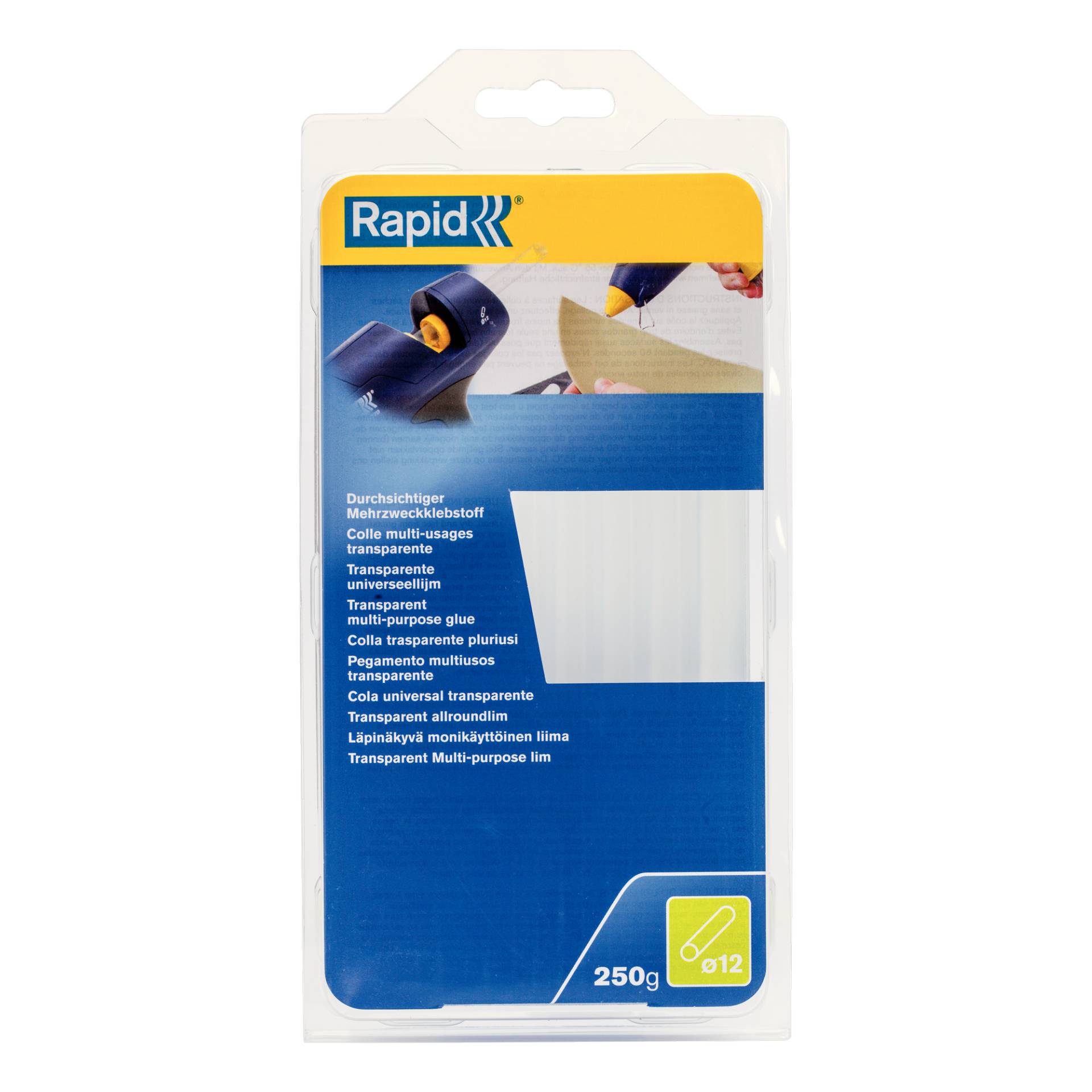 Rapid Klebesticks Transparent Ø 12 mm 250 g 14 Stück Rapid Klebesticks Transparent Ø 12 mm 250 g 14 Stück von Rapid