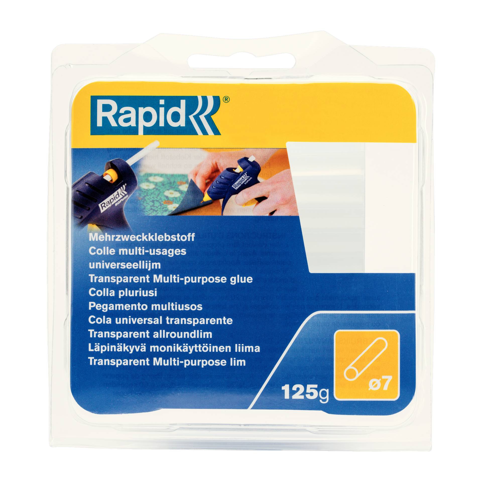 Rapid Klebesticks Transparent Ø 7 mm 125 g Rapid Klebesticks Transparent Ø 7 mm 125 g von Rapid