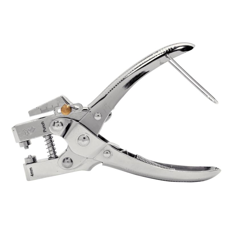 Rapid Ösenzange 'RP05' silber inklusive 100 Ösen mit Ø 4 mm von Rapid