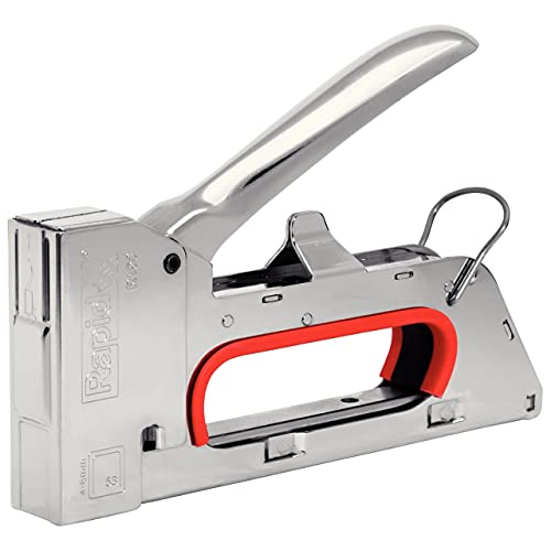 Rapid PRO R153 Handtacker – Kompakter Tacker aus Stahl für Holz & Stoffe, für Typ 53 Klammern (4–8 mm), Ergonomisch, Rückschlagfrei, Zum Polstern & Dekorieren Rapid PRO R153 Handtacker – Kompakter Tacker aus Stahl für Holz & Stoffe, für Typ 53 Klammern (4–8 mm), Ergonomisch, Rückschlagfrei, Zum Polstern & Dekorieren von Rapid