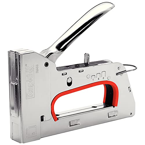 Rapid PRO R353 Handtacker – Kompakter Tacker aus Stahl für Holz & Stoffe, für Typ 53 Klammern (6-14 mm), Ergonomisch, Rückschlagfrei, Zum Polstern & Dekorieren Rapid PRO R353 Handtacker – Kompakter Tacker aus Stahl für Holz & Stoffe, für Typ 53 Klammern (6-14 mm), Ergonomisch, Rückschlagfrei, Zum Polstern & Dekorieren von Rapid