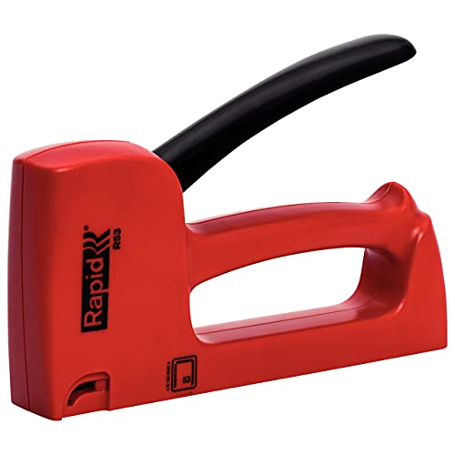 Rapid Handtacker R53, Tacker für Holz und Stoffe, Leicht, Klein und Handlich, für Klammern Typ 53, 4-10mm Rapid Handtacker R53, Tacker für Holz und Stoffe, Leicht, Klein und Handlich, für Klammern Typ 53, 4-10mm von Rapid