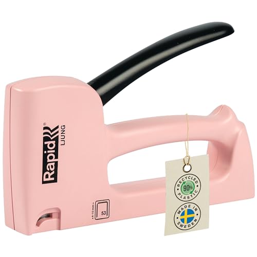 Rapid Handtacker R53 Ljung, Tacker für Holz und Leinwand, Leicht, Klein und Handlich, für Klammern Typ 53, 4-10mm Rapid Handtacker R53 Ljung, Tacker für Holz und Leinwand, Leicht, Klein und Handlich, für Klammern Typ 53, 4-10mm von Rapid