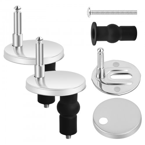 2 Stück WC Sitz Befestigungsset, Inklusive Edelstahl Scharnier für Toilettendeckel - Universal Kompatibel mit den Meisten Standard WC Sitz mit Absenkautomatik 2 Stück WC Sitz Befestigungsset, Inklusive Edelstahl Scharnier für Toilettendeckel - Universal Kompatibel mit den Meisten Standard WC Sitz mit Absenkautomatik von Rapidbok