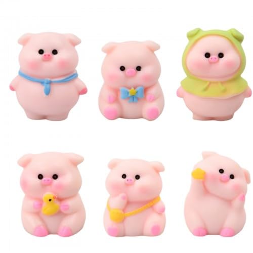 Rapidbok 12 Stück Miniatur-Schwein, Miniatur-Glücksschwein, kleine Glücksschwein-Figuren für Tischdeko, Mikro-Landschaft, DIY Handwerk Kuchen Dekoration Rapidbok 12 Stück Miniatur-Schwein, Miniatur-Glücksschwein, kleine Glücksschwein-Figuren für Tischdeko, Mikro-Landschaft, DIY Handwerk Kuchen Dekoration von Rapidbok