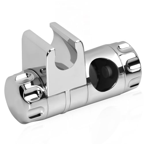 Rapidbok Universal Handbrause Halterung, Duschkopfhalterung, Duschhalterung, Brausehalter, Verstellbar, ABS Kunststoff, Verchromt, Silber, Wandmontage, Geeignet für 25-mm-Duschstangen Rapidbok Universal Handbrause Halterung, Duschkopfhalterung, Duschhalterung, Brausehalter, Verstellbar, ABS Kunststoff, Verchromt, Silber, Wandmontage, Geeignet für 25-mm-Duschstangen von Rapidbok