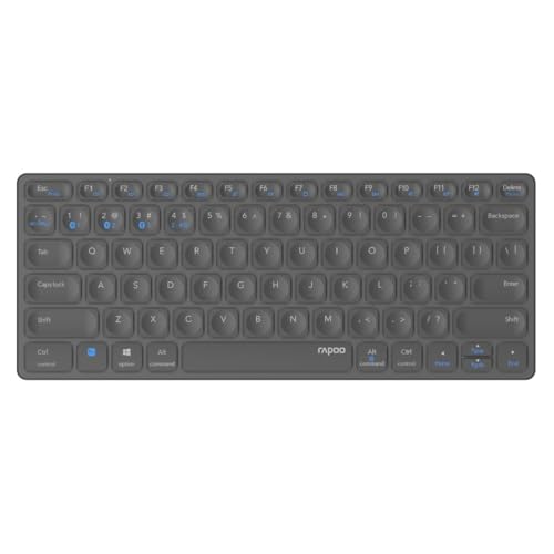 Rapoo E9600M kabellose Tastatur wireless Keyboard flaches Aluminium Design umweltfreundlicher wiederaufladbarer Akku DE-Layout QWERTZ PC & Mac - dark grey Rapoo E9600M kabellose Tastatur wireless Keyboard flaches Aluminium Design umweltfreundlicher wiederaufladbarer Akku DE-Layout QWERTZ PC & Mac - dark grey von Rapoo