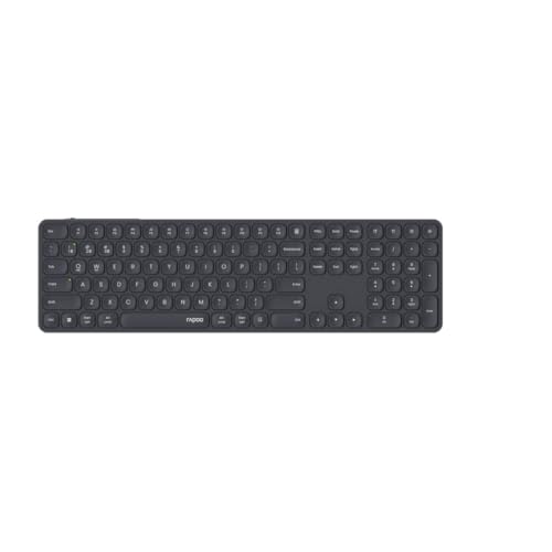 Rapoo Kabellose Tastatur E9810M QWERTZ Bluetooth Funktastatur für PC Mac Computertastatur Full Size aus Aluminium Basis Wireless Keyboard Multi Devices Computer Wiederaufladbar Dunkelgrau Rapoo Kabellose Tastatur E9810M QWERTZ Bluetooth Funktastatur für PC Mac Computertastatur Full Size aus Aluminium Basis Wireless Keyboard Multi Devices Computer Wiederaufladbar Dunkelgrau von Rapoo