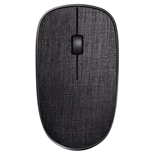 Rapoo M200 Plus kabellose Maus wireless Mouse 1300 DPI Sensor 12 Monate Batterielaufzeit leise Tasten ergonomisch für Links- und Rechtshänder PC & Mac - schwarz von Rapoo